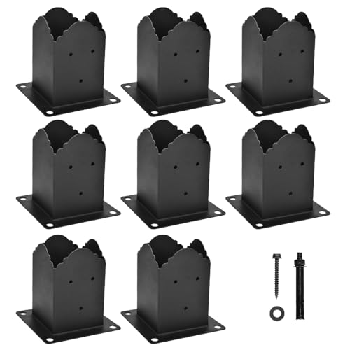 WIMART Creative Design 4x4 Post Base, Square Bracket Post