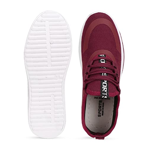 Image of Stylish Casual Sneakers Sports Running Shoes for Men's-(Grey-BAZR-9431-P)
