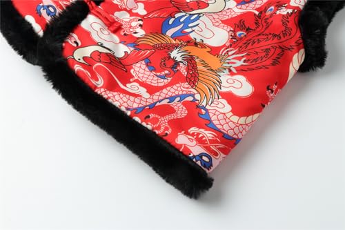 Image of Mud Kingdom Boys Girls Chinese New Year Vest Fleece Lining Sleeveless Outerwear