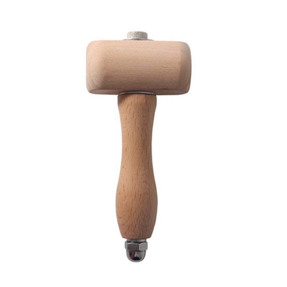 Martello in Legno, Maglio Intaglio Martello per Lavorazione del Legno per Cucito, Incisione, Stampa Martello Solido per Falegname per la Lavorazione del Legno per Fai Te