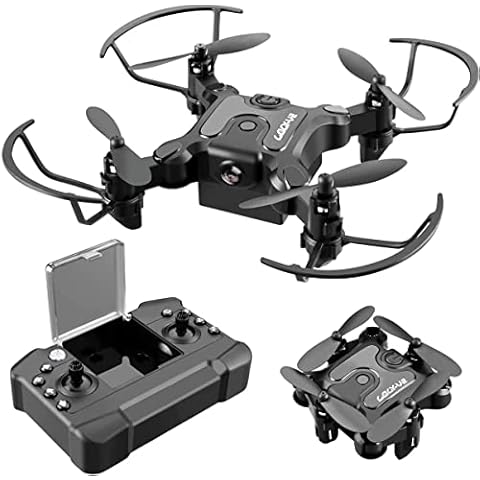 Foldable Mini Drone for Kids Toys,V2 Nano Pocket RC Quadcopter for Beginners Gift,with 3 Batteries,Altitude Hold, Headless Mode,3D Flips, One Key Return,3 Speed Modes,Easy Fly Cover