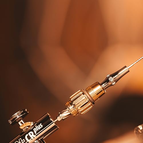 Harder & Steenbeck Aerógrafo - Evolution 2024 Crplus I Conjunto de Pintura com Aerógrafo de Dupla Aç