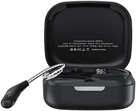 KZ AZ09 Bluetooth Module,IEM Headphone Cable,5.2 Wireless Ear Hooks Headphones Waterproof Bluetooth Cable with Microphone,Earphone Cable for KZ ZS10 PRO/ZSN Pro X/ZSN PRO/ZSX/ZSN/AS12/ZAX/DQ6-C pin