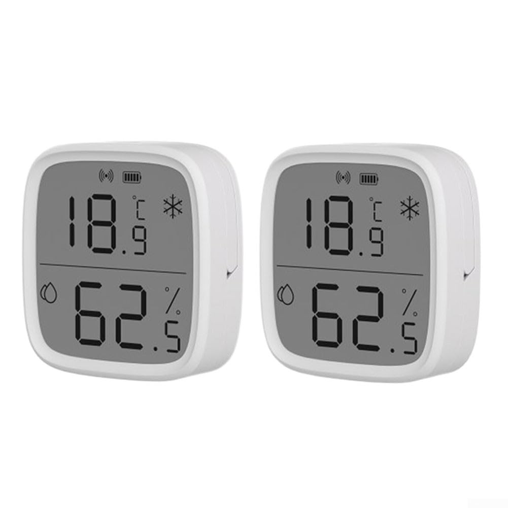 1 capteur intelligent d'affichage de la température et de l'humidité Zigbe 3.0 LCD compatible SNZB-02D