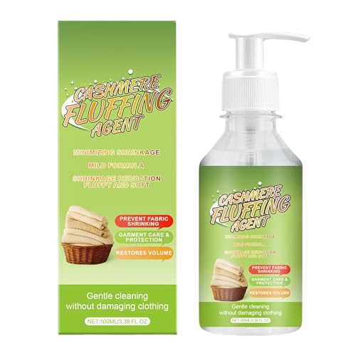 Wool Wash – Acondicionador de cachemira, líquido limpiador de 100 ml | Jabón de lavandería para de algodón, tejidos sintéticos, ropa de bebé, pañales de tela, detergente para el cuidado de la rop
