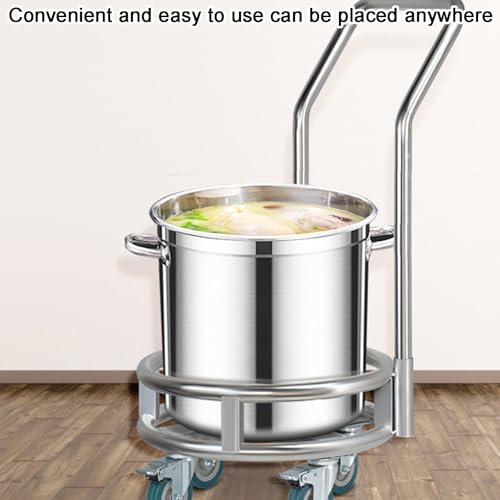 Chariot mobile pour bouteille de gaz et grands récipients