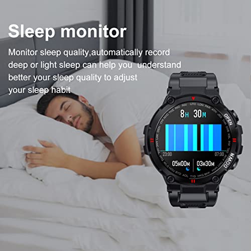 Smart Watches For Men Activity Fitness Tracker With Bluetooth Calling Heart Rate Sleep Monitor Waterproof Outdoor Sports Smartwatch Compatible With Iphone Android Phone #TOP5
