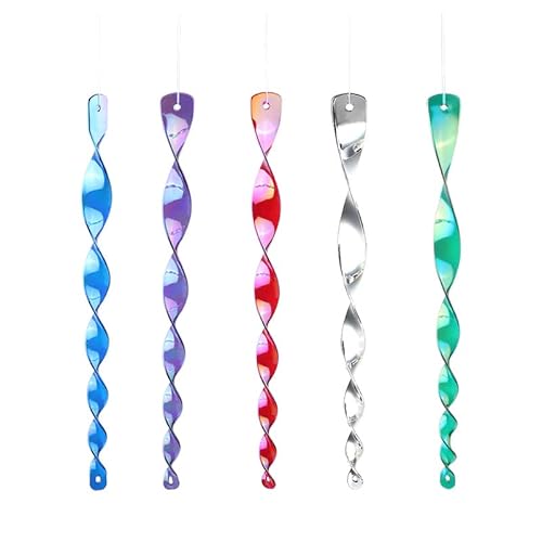 20 pçs colorido pássaro vara dispositivo de suspensão espiral dispositivo de controle dissuasor páss