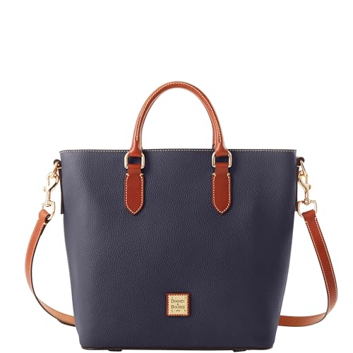 Dooney & Bourke Handbag, Pebble Grain Editor's Tote - Blue
