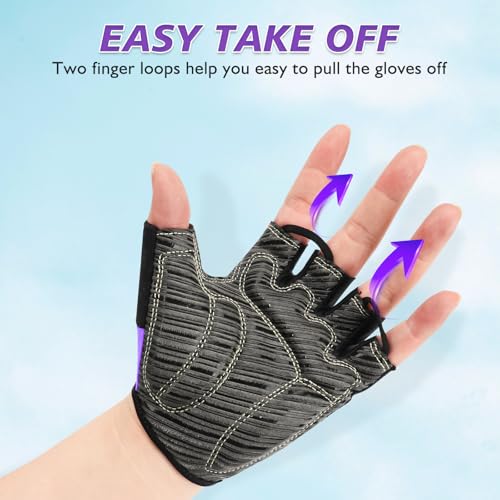 GEZVOC Lightweight Breathable Bike Gloves
