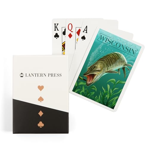 Lantern Press Naipes Poker Tamaño Estándar 52 Cartas