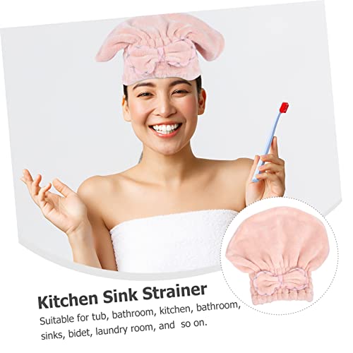 POPETPOP Touca De Banho De Microfibra 6 Peças Toalha De Cabelo Para Cabelos Cacheados Secagem Rápida