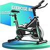 DMASUN Exercise Bike for Home Gym Use with LCD Display & Tablet Holder, Silent 0-100% Level Resistance Indoor Cycling Bike, Professional Stationary Bike with Comfortable Seat, 350/360LBs Capacity