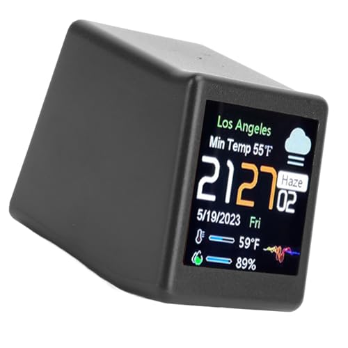 Réveil électronique de bureau avec calendrier de température LCD - 3