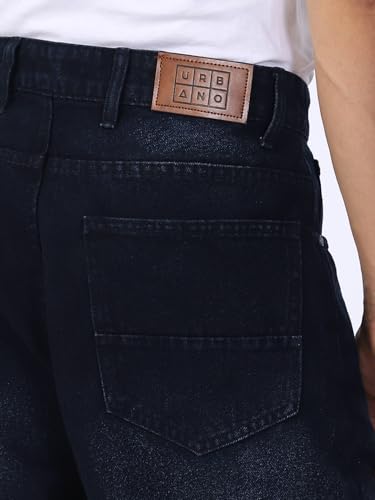 Image of Urbano Fashion Men Mid Rise Loose Jeans
