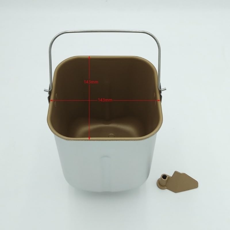 Square Bread Machine Liner Mixing Bread Bucket Breads Machine Replacement Bucket A0NC