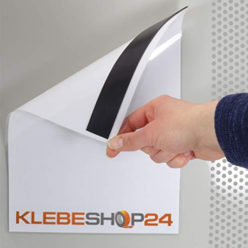Klebeshop24 MAGNETBAND SELBSTKLEBEND | Abmessungen wählbar / 19,0 x 1,5 mm, 1 m auf Rolle