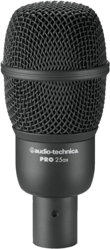 Audio-Technica PRO25ax Dynamisches Instrumentenmikrofon für höchste Schalldrücke Schwarz