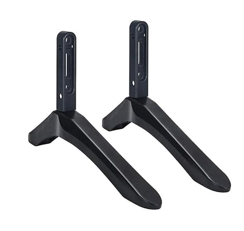 1 par de patas de soporte de TV con tornillos, accesorios de instalación de escritorio para televisores de 32 a 65 pulgadas