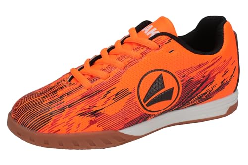 Jako Unisex Kinder J-SI Stepover Hallenturnschuh, Neon Orange Jet Black, 38 EU