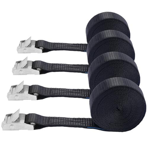 Lashing Straps,1' x 10Ft Adjustable Cam Buckle Tie Down...