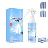 HASAIKA® Antistatik Spray Kleidung, Faltenlöser-Spray Für Kleidung, Entfernt Falten aus Kleidungsstücken, geeignet für Kleidung, Vorhänge und Bettwäsche (120 ml)