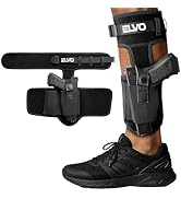 ELVO Ankle Holster for Pistols, Upgraded Leg Gun Holster with Magazine Pocket, Breathable & Comfo...