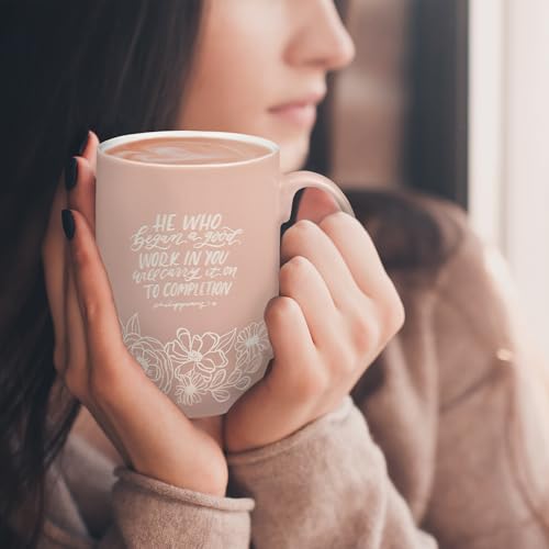 Image of Christian Art Gifts Large Scripture Ceramic Novelty Coffee Mug for Women