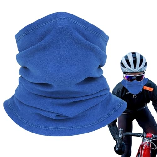 Dirfuny Winter-Halstuch, winddicht, kaltes Wetter, warme atmungsaktive Gesichtsabdeckung, Nackenwärmer, elastisches Kopftuch für den Winter, Outdoor-Sport, blau, Refer to description