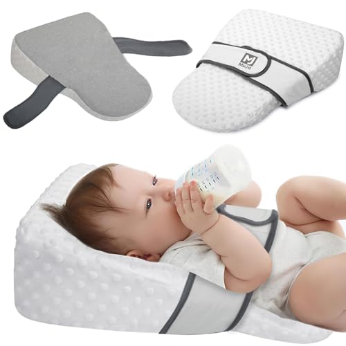 Muja Almohada para Bebe, Almohada de Lactancia para Materna y Alimentación con Biberó, Cojin Anti Reflujo Bebe...