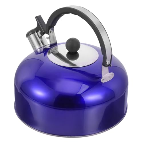 TOYANDONA Bollitore Acciaio Inossidabile con Fischio Capacità e Design Semplice Adatto per Fornelli Gas e Induzione Bollitore per Acqua e Tisane con Beccuccio e Manico Termico Ergonomico