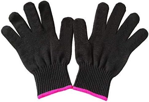 Lessmon Heat Resistant Gloves for Hair Styling, 2 Pack