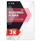 Belegungsplan 2025+2026, Personalplan, Urlaubsplaner, Dienstplan für Firmen, Hotels, Gastronomie, bis zu 30 MA/Tische/Buchungen, inkl. Feiertage und Ferien, A4 (210x297mm) (2026, 3)
