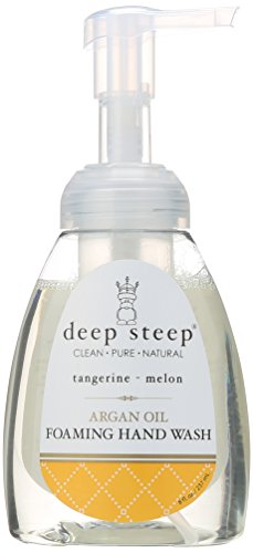 Deep Steep Argan Oil Foaming Hand Wash, Tangerine Melon, 8 Fluid Ounce