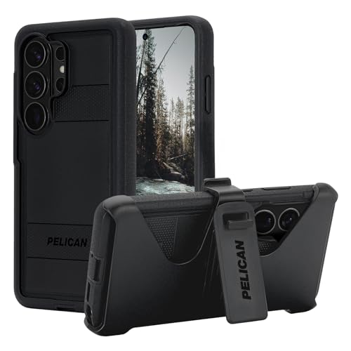 Pelican Voyager Samsung Galaxy S26 Ultra Case [Magnetic & Wireless Charging] Cover with 24ft MIL-STD Drop Protection - Heavy Duty Case with Belt Clip Holster for Samsung Galaxy S26 Ultra 6.9