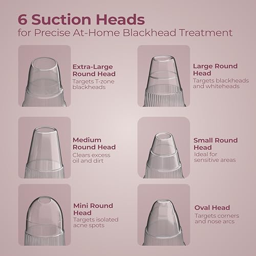 Image of Lifelong Blackhead Removal Machine | Black Head Remover Tool | Vacuum Pore Cleaning Machine for Black Heads, White Heads, Pimple Remover | Face Cleaner Derma Suction Device | Facial Machine for Face