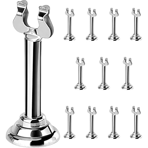 Wsikafxn For Wedding, Banquets Christmas 12PCS 3 Inch Table Number Holders, Place Card Holders, Idea For Table Cards