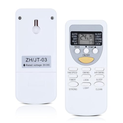 New Remote Control fit for CHIGO AC A/C AIR Conditioner Remote Controller ZHJT03 ZH/JT-01 ZHJT01, Everwell ZH/JT-01, Elgin ZH/JT-01 ZH/JT-03, Ecox ZH/JT-03 ZH/JT-01 G1111.CWS8