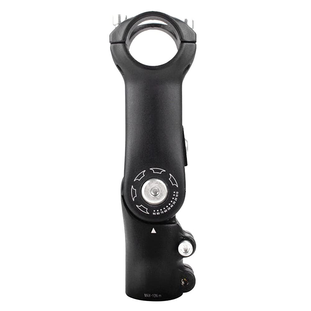 Composant VTT Route Potence Vélo Weeras - Alliage - 90mm - Tube 340mm - Réglable 0-90° - 25,4mm Tige Guidon Ajustable