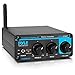 Bluetooth HiFi Mini Audio Amplifier - Class D Digital Desktop PC Stereo Amplifier Receiver (2 x 100 Watt MAX) Aluminum Diecast- Pyle PDA20BT