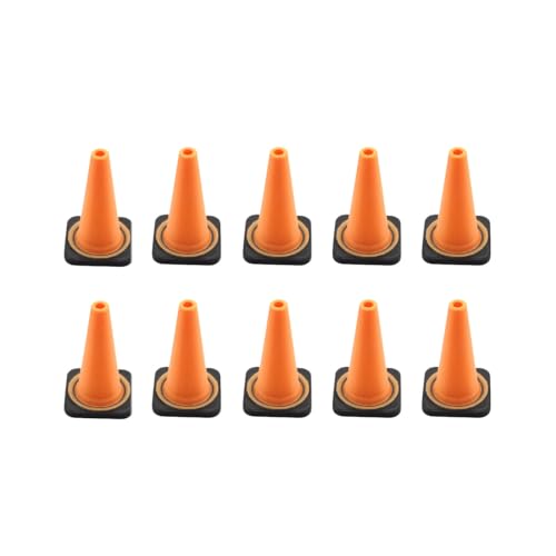 Powerhobby 1/10 Size Traffic Cones (10) Rock Crawler Accessories