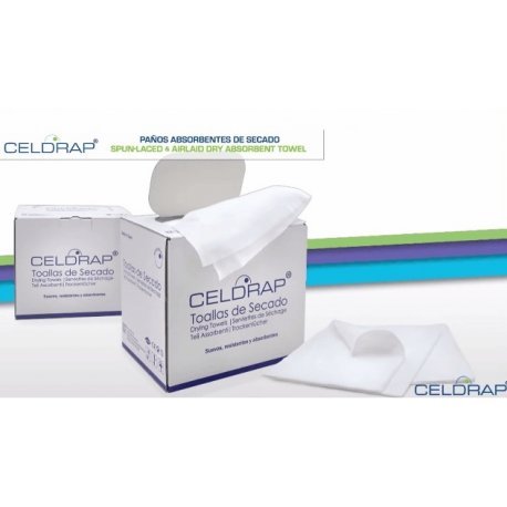 Toallas de secado desechables tejido Spunlace con dispensador. 800 uds