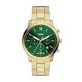 Fossil Neutra Cronografo da uomo in acciaio inossidabile color oro (modello: FS6164)