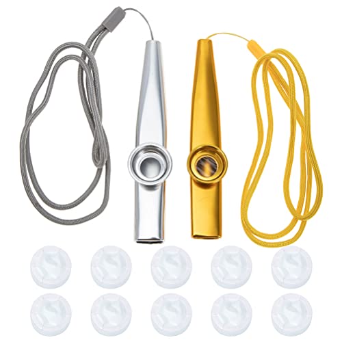 MILISTEN 1 set en métal Kazoo avec des membranes supplémentaires faciles à apprendre Kazoo avec des lanières - Les Beatles, Paul McCartney, John Lennon, RIngo Starr, George Harrison MILISTEN 1 set en métal Kazoo avec des membranes supplémentaires faciles à apprendre Kazoo avec des lanières – Image 8