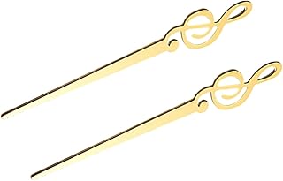 Angoily 2Pcs Creative Musical Note Shaped Sealing Wax Stirring Rods Stirring Sticks for Wax Melting for DIY Craft Projects and Special Design for Easy Use