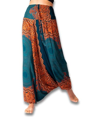PANASIAM Aladin Pants Mandala 3, Turquiose L