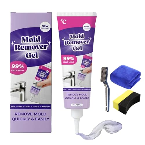 Vexclean - Gel removedor de moho, potente gel de limpieza Vexclean, altamente eficaz en penetración, para huecos de azulejos de baño y cocina, paredes y lechada (1 unidad)