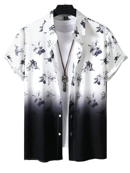 Image of Men's Lycra Digital Print Casual New Shirt Casual Shirts