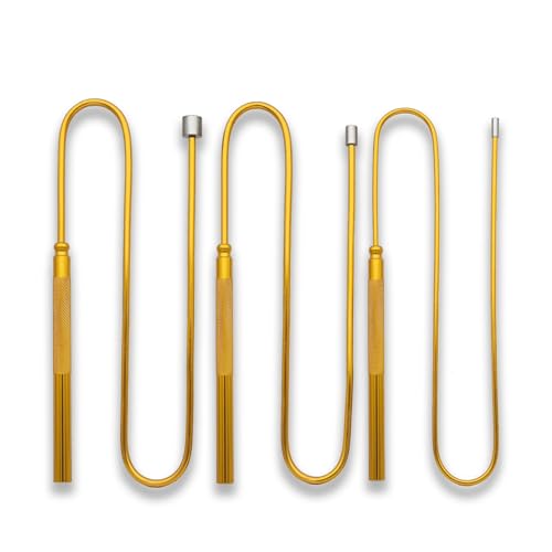 VASTOOLS Flexible Magnetic Pickup Tool Set 3 Pack 4mm Magnet 7mm Magnet Magnet Stick 26 Bendable Extension Magnetic Pickup 0.5lb 2lb 5lb