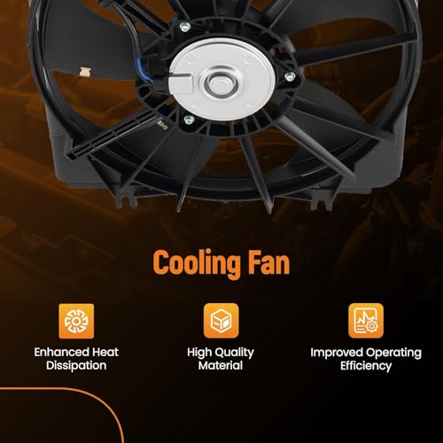 Image of maXpeedingrods Engine Radiator Cooling Fan Assembly for Honda CR-V L4 2017-2022 601550, 190155PAA01 HO3115169